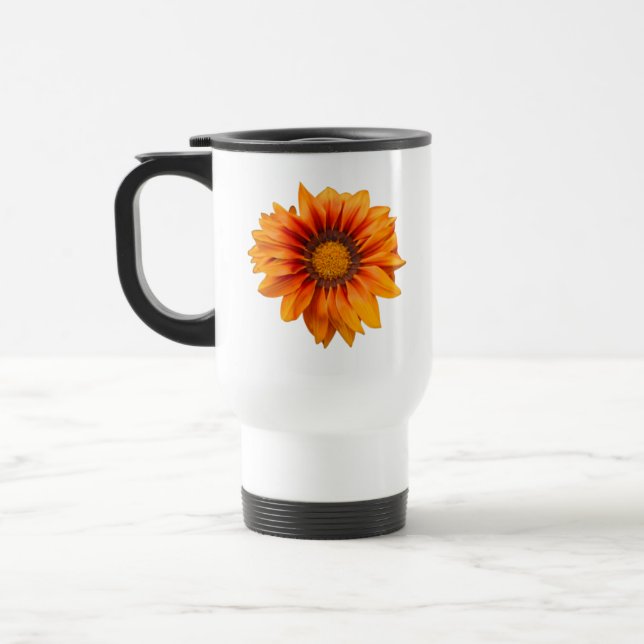Caneca Térmica Gradiente de Flor de Laranja Amarelo Brilhante Rec (Esquerda)