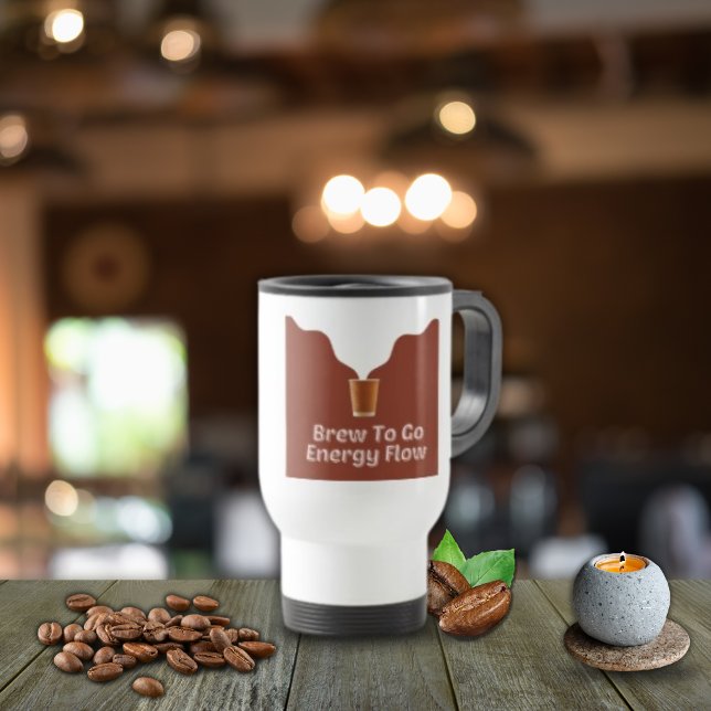 Caneca Térmica Gráfico de café embebido Viagem/Mug comuta (Criador carregado)