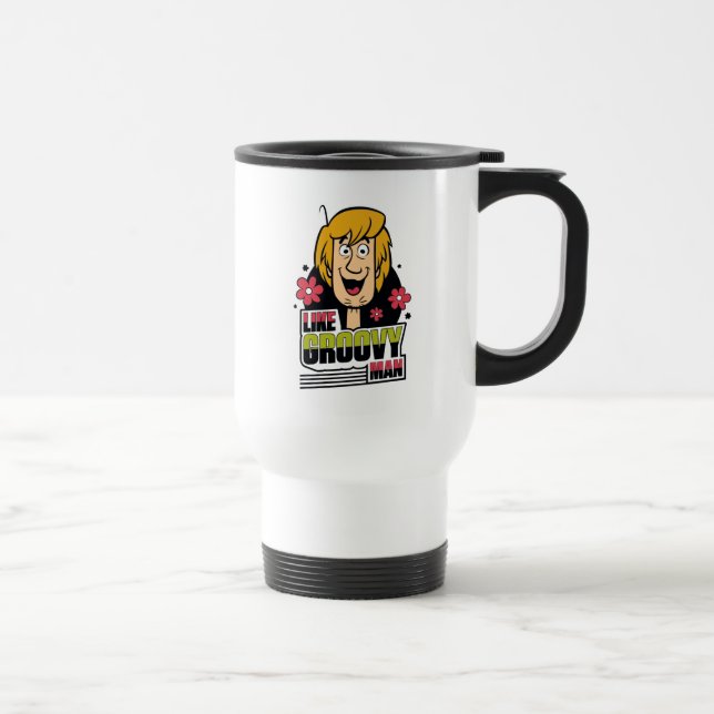 Caneca Térmica Gráfico de "Como o Homem de Groovy" (Direita)