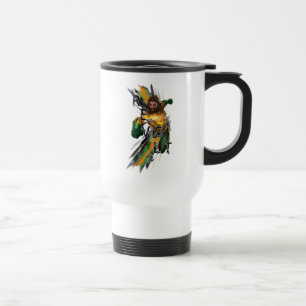 Caneca Térmica Gráfico Refracted da "revolta" de Aquaman