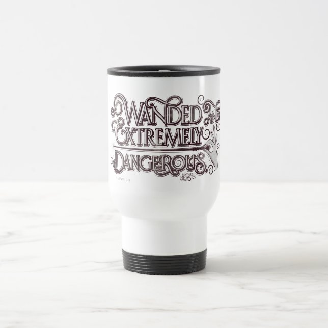 Caneca Térmica Gráfico Wanded E Extremamente Perigoso - Branco (Centro)