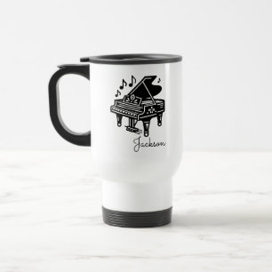 Caneca Térmica Grand Piano Mug Personalizado - Nome Personalizado