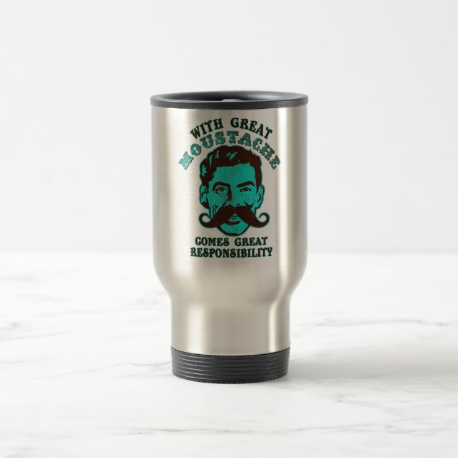 Caneca Térmica Grande Moustache (Centro)