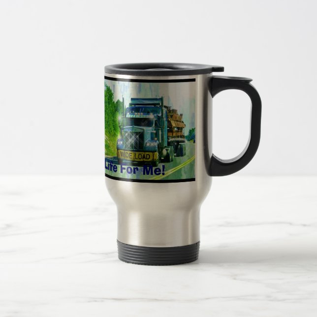 Caneca Térmica Grande Rig, Veículo de Transporte Pesado, Caminhão (Direita)