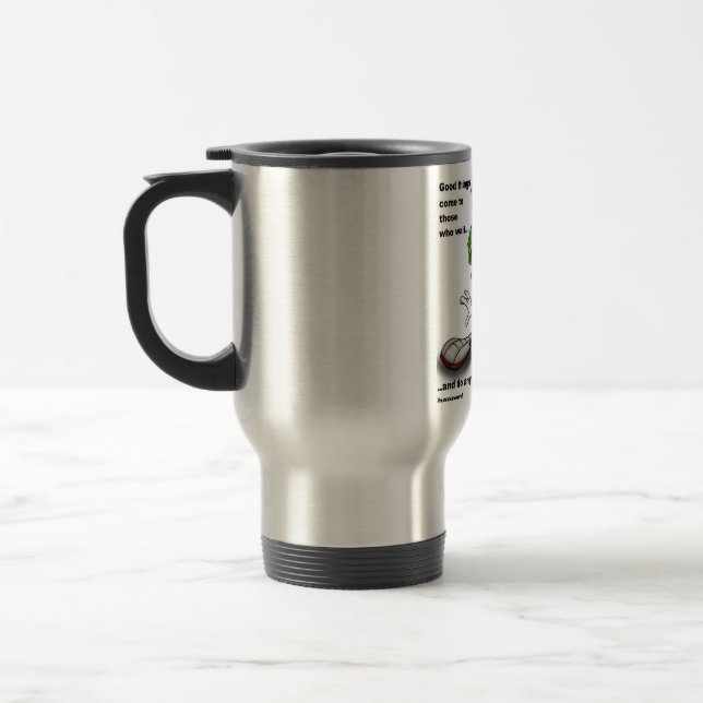 Caneca Térmica Grandes coisas acontecem com ação (Esquerda)