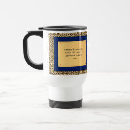 Caneca Térmica Gratidão Permanece: Luz ou Noite, Ainda Grato