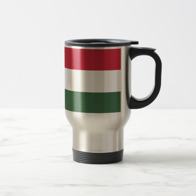 Caneca Térmica Greve Verde Vermelha da Hungria (Direita)