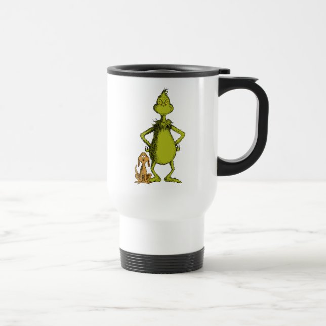 Caneca Térmica Grinch | Max & Posição do Grinch (Direita)