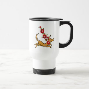 Caneca Térmica Grinch Poinsettia de Natal do Max