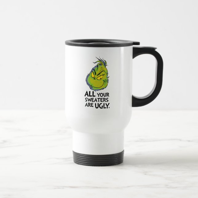 Caneca Térmica Grinch| Todos Os Suores São Feios (Direita)