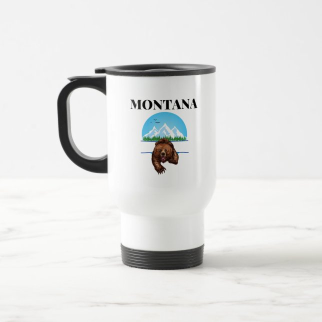 Caneca Térmica Grizzly Bear Montana. Portos, desportistas (Esquerda)