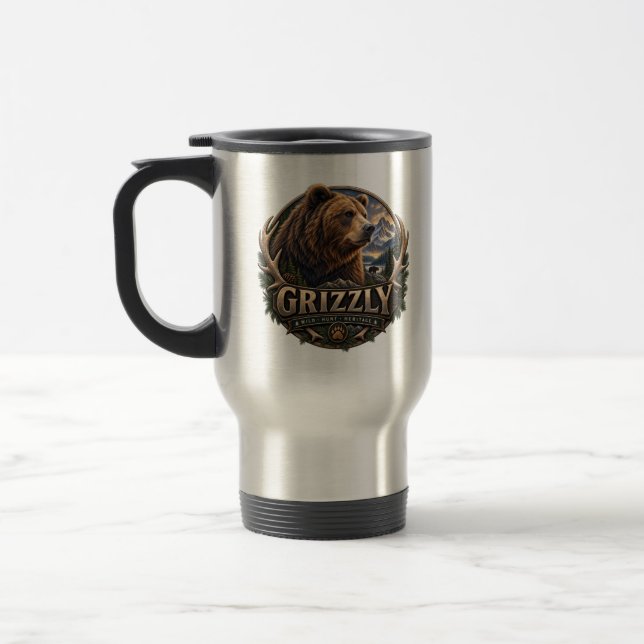 Caneca Térmica Grizzly – Selvagem Americano (Esquerda)