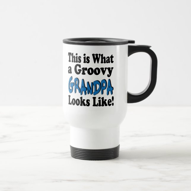 Caneca Térmica Groovy Grandpa (Direita)