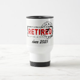 Caneca Térmica Grunação do Carimbo de Posto de Viagem de Aposenta
