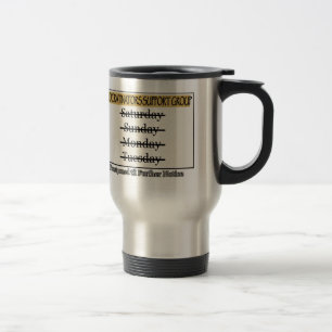 Caneca Térmica Grupo de apoio dos procrastinadores adiado