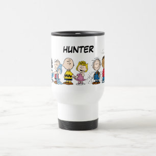Caneca Térmica Grupo de Gangue de Amendoins Adicione seu nome