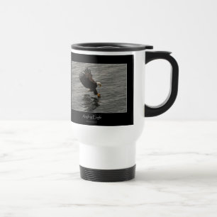 Caneca Térmica Grupo do presente da águia americana da pesca