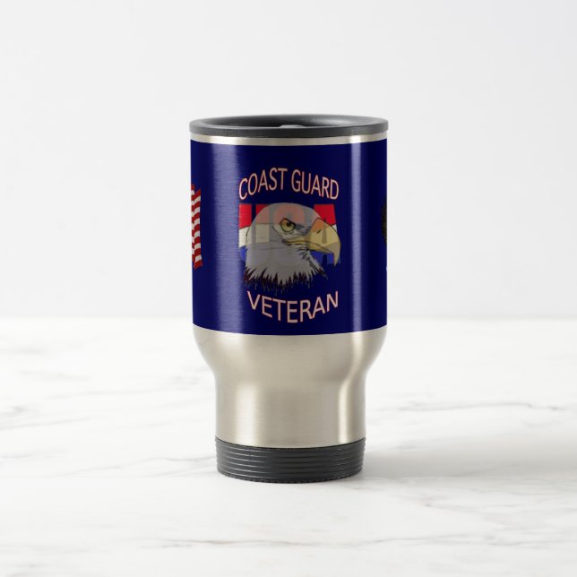 Caneca Térmica Guarda costeira Veteran Mug (Centro)