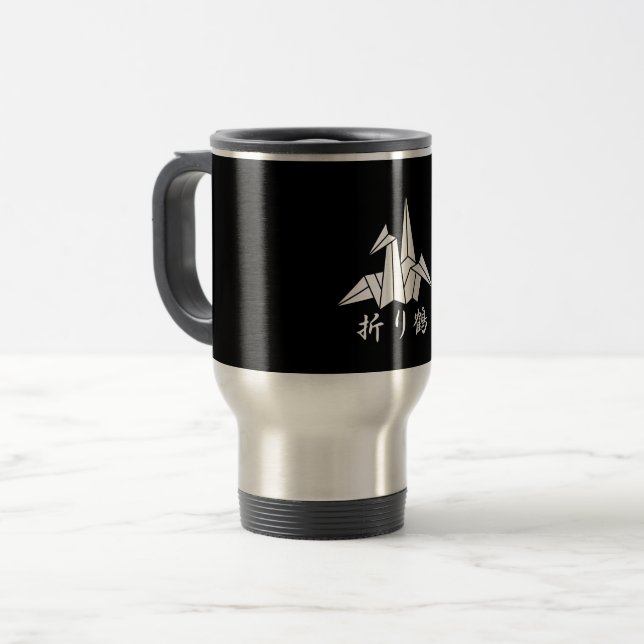 Caneca Térmica guindaste de papel (Frente Esquerda)