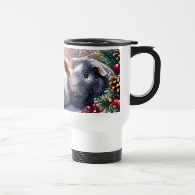 Caneca Térmica Guiné Pigs Winter Wonderland (Direita)