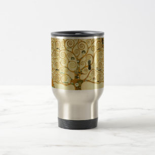Caneca Térmica Gustav Klimt A Árvore Da Vida Vintage Art Nouveau