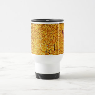 Caneca Térmica Gustav Klimt Árvore da Vida: Art Nouveau Simbolist
