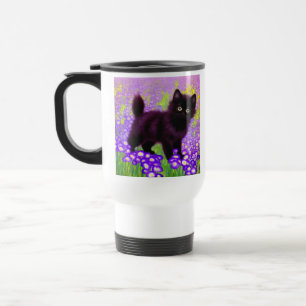 Caneca Térmica Gustav Klimt Black Kitten