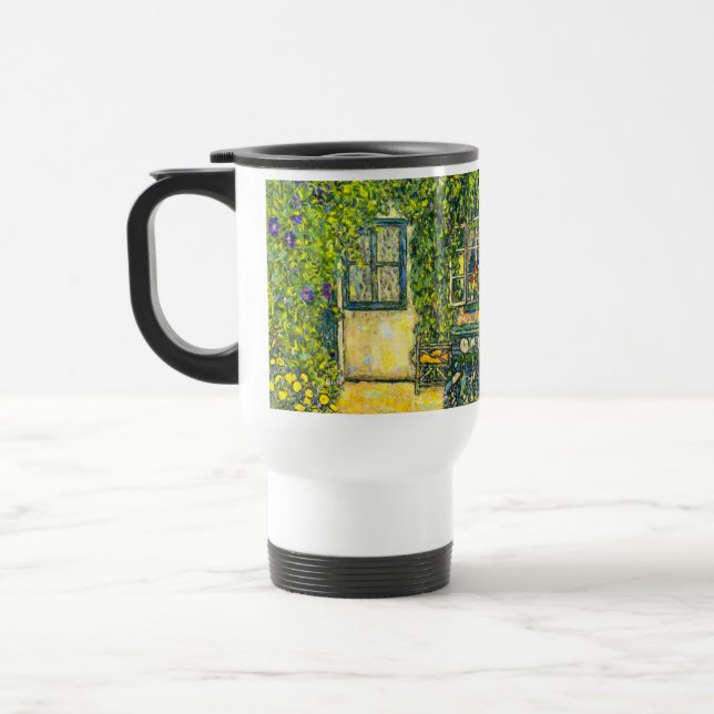 Caneca Térmica Gustav Klimt Casa de Guardaboschi (Esquerda)