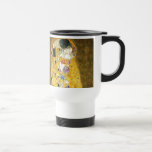 Caneca Térmica Gustav Klimt O Beijo Vintage Art Nouveau Painting<br><div class="desc">Gustav Klimt The Kiss Vintage Art Nouveau Painting The Kiss (Em alemão: Der Kuss) foi pintado pelo pintor simbolista austríaco Gustav Klimt entre 1907 e 1908, ponto alto de seu período de Ouro, quando pintou várias obras em estilo semelhante. A pintura é amplamente considerada uma obra-prima do início do período...</div>