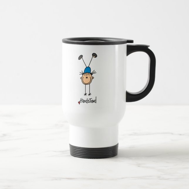 Caneca Térmica Gymnast que faz Handstands (Direita)
