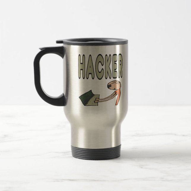 Caneca Térmica Hacker (Esquerda)