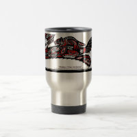 "HAIDA SPIRIT MUG" Arte Indígena de Lontra-Arte ao