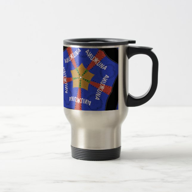 Caneca Térmica Hakuna Matata Azul Iridiscente (Direita)