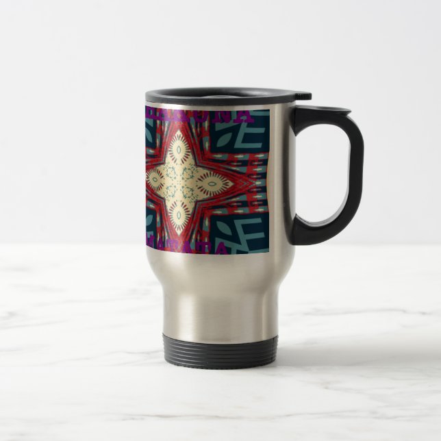 Caneca Térmica Hakuna Matata Text Hope Abstrato (Direita)