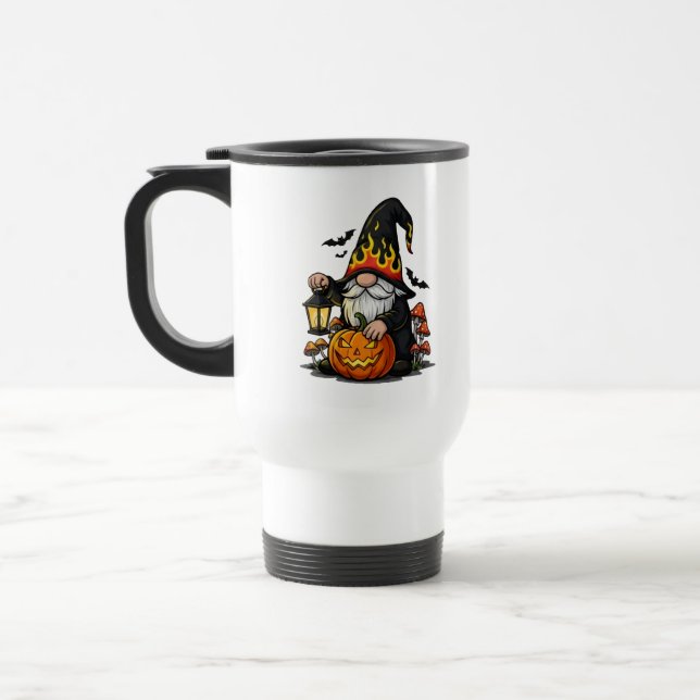 Caneca Térmica Halloween Gnome Travel/Commuter Mug (Esquerda)