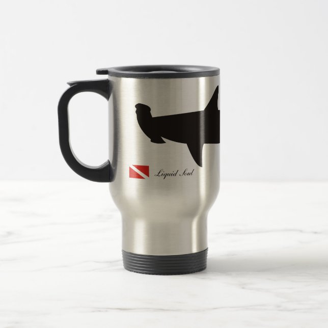 Caneca Térmica Hammerhead Shark - Travel Mug (Esquerda)