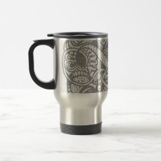 Caneca Térmica Hand gezeichnet doodle Muster