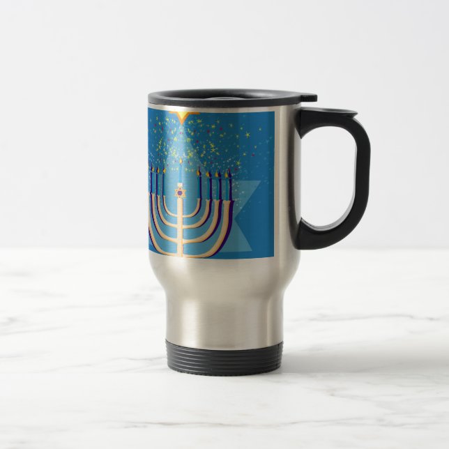 Caneca Térmica hanukkah menorah (Direita)