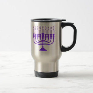 Caneca Térmica Hanukkah Menorah