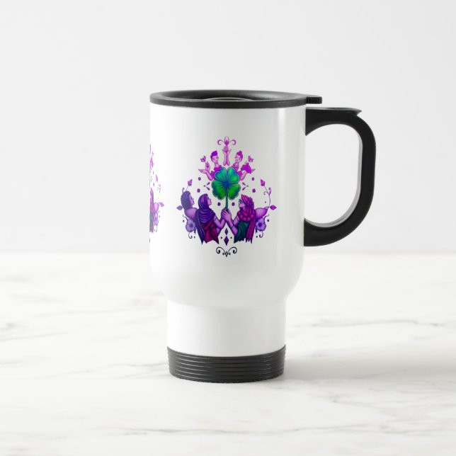 Caneca Térmica Harmonia no Sangue - A Fenda da Unidade (Direita)