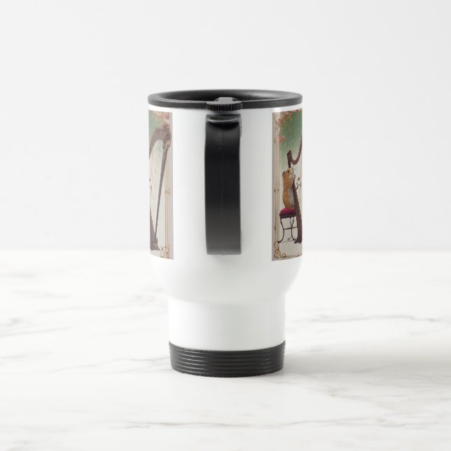 Caneca Térmica Harpista Hamster (Alça)