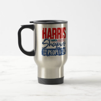 Caneca Térmica Harris Shapiro 2024 Para o Povo Bandeira dos EUA
