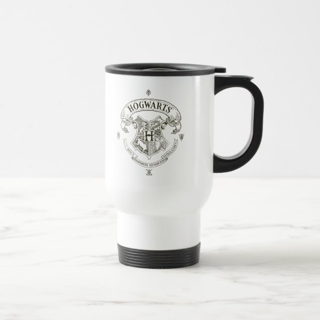 Caneca Térmica Harry Potter| Bandeiras Hogwarts (Direita)