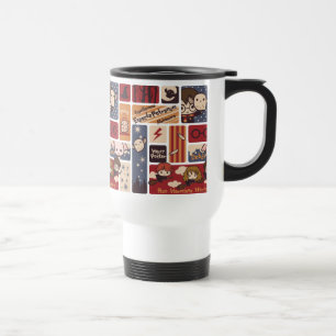Caneca Térmica Harry Potter Cartoon Scenes Pattern