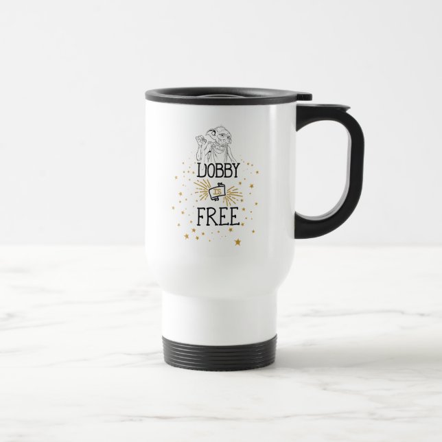 Caneca Térmica Harry Potter| Dobby Is Free (Direita)