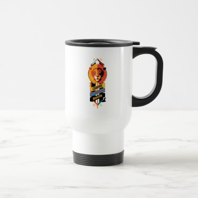 Caneca Térmica Harry Potter | GRYFFINDOR™ Brasão de Característic (Direita)