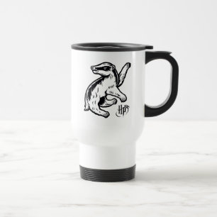 Caneca Térmica Harry Potter  Ícone de Badger Hufflepuff