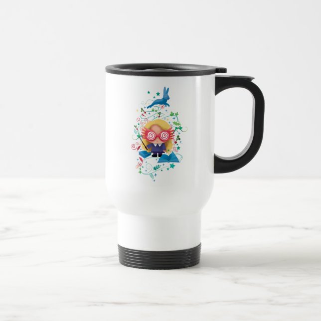 Caneca Térmica Harry Potter | Luna Lovegood Gráfico (Direita)