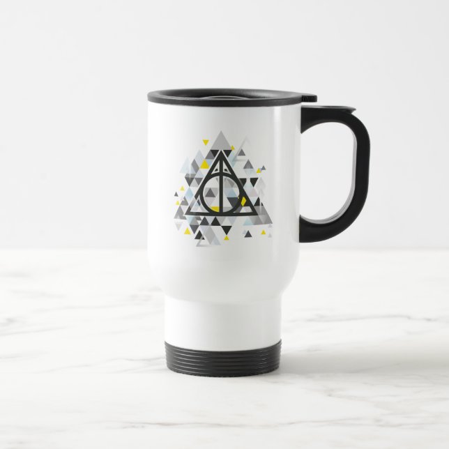 Caneca Térmica Harry Potter | Símbolo Geométrico das Relíquias da (Direita)