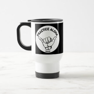 Caneca Térmica Havaí - Pratique Aloha Shaka (enforque-se)